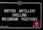 Standbild britische Soldaten feuern Artillerie an bulgarische Kräfte Ersten Weltkrieg Bulgarien, 1917, aus Sekunde 3 historischem Filmmaterial Videoclip 65675027541