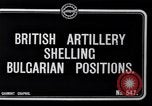 Standbild britische Soldaten feuern Artillerie an bulgarische Kräfte Ersten Weltkrieg Bulgarien, 1917, aus Sekunde 6 historischem Filmmaterial Videoclip 65675027541