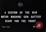 Standbild British Motor Maschinengewehr Batterie Frankreich, 1917, aus Sekunde 3 historischem Filmmaterial Videoclip 65675027543