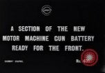Standbild British Motor Maschinengewehr Batterie Frankreich, 1917, aus Sekunde 6 historischem Filmmaterial Videoclip 65675027543
