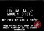 Standbild Französische und britische Infanterie in der Schlacht von Moulin Briete Ersten Weltkrieg Belgien, 1916, aus Sekunde 1 historischem Filmmaterial Videoclip 65675027544