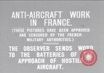 Image of French anti-aircraft artillery in World War 1 France, 1917, second 1 stock footage video 65675027545
