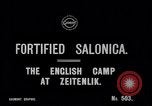 Immagine di Soldati britannici bivouacked Zeitenlik Salonicco Grecia, 1915, secondo 5 filmato di repertorio 65675027549