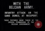Image charge d'infanterie belge Nieuport Belgique, 1914, de la seconde 3 séquences d'archives historiques vidéo 65675027555
