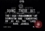 Standbild alte Fischer Sidmouth England, 1916, aus Sekunde 1 historischem Filmmaterial Videoclip 65675027556