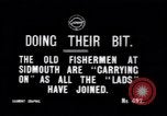Standbild alte Fischer Sidmouth England, 1916, aus Sekunde 3 historischem Filmmaterial Videoclip 65675027556