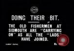 Standbild alte Fischer Sidmouth England, 1916, aus Sekunde 5 historischem Filmmaterial Videoclip 65675027556