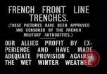 Standbild französischen Gräben während Ersten Weltkrieg Frankreich, 1917, aus Sekunde 3 historischem Filmmaterial Videoclip 65675027561