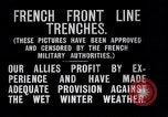 Standbild französischen Gräben während Ersten Weltkrieg Frankreich, 1917, aus Sekunde 5 historischem Filmmaterial Videoclip 65675027561