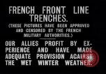 Standbild französischen Gräben während Ersten Weltkrieg Frankreich, 1917, aus Sekunde 8 historischem Filmmaterial Videoclip 65675027561