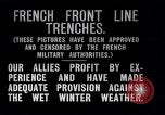 Standbild französischen Gräben während Ersten Weltkrieg Frankreich, 1917, aus Sekunde 11 historischem Filmmaterial Videoclip 65675027561
