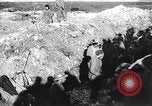 Image of French soldiers trench with corrugated metal cylinder World War I France, 1916, second 3 stock footage video 65675027565