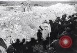 Image of French soldiers trench with corrugated metal cylinder World War I France, 1916, second 4 stock footage video 65675027565