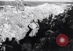 Image of French soldiers trench with corrugated metal cylinder World War I France, 1916, second 8 stock footage video 65675027565