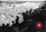 Image of French soldiers trench with corrugated metal cylinder World War I France, 1916, second 9 stock footage video 65675027565