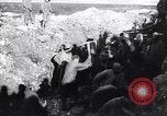 Image of French soldiers trench with corrugated metal cylinder World War I France, 1916, second 11 stock footage video 65675027565