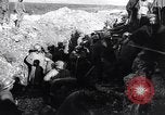 Image of French soldiers trench with corrugated metal cylinder World War I France, 1916, second 15 stock footage video 65675027565