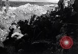 Image of French soldiers trench with corrugated metal cylinder World War I France, 1916, second 16 stock footage video 65675027565