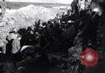 Image of French soldiers trench with corrugated metal cylinder World War I France, 1916, second 17 stock footage video 65675027565