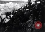 Image of French soldiers trench with corrugated metal cylinder World War I France, 1916, second 18 stock footage video 65675027565