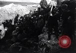 Image of French soldiers trench with corrugated metal cylinder World War I France, 1916, second 20 stock footage video 65675027565