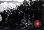 Image of French soldiers trench with corrugated metal cylinder World War I France, 1916, second 22 stock footage video 65675027565