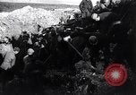 Image of French soldiers trench with corrugated metal cylinder World War I France, 1916, second 24 stock footage video 65675027565