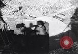 Image of French soldiers trench with corrugated metal cylinder World War I France, 1916, second 56 stock footage video 65675027565