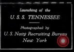 Image of Launching of USS Tennessee BB-43 New York United States USA, 1919, second 1 stock footage video 65675027598