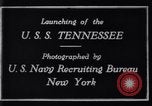 Image of Launching of USS Tennessee BB-43 New York United States USA, 1919, second 3 stock footage video 65675027598