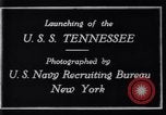 Image of Launching of USS Tennessee BB-43 New York United States USA, 1919, second 6 stock footage video 65675027598