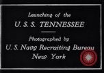 Image of Launching of USS Tennessee BB-43 New York United States USA, 1919, second 9 stock footage video 65675027598