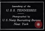 Image of Launching of USS Tennessee BB-43 New York United States USA, 1919, second 12 stock footage video 65675027598