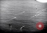 Image of US Navy bombarding Japanese fortifications on Iwo Jima Iwo Jima, 1945, second 5 stock footage video 65675027604