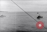 Image of US Navy bombarding Japanese fortifications on Iwo Jima Iwo Jima, 1945, second 11 stock footage video 65675027604
