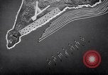 Image of US Navy bombarding Japanese fortifications on Iwo Jima Iwo Jima, 1945, second 15 stock footage video 65675027604