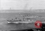 Image of US Navy bombarding Japanese fortifications on Iwo Jima Iwo Jima, 1945, second 19 stock footage video 65675027604