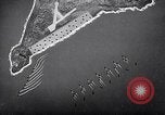 Image of US Navy bombarding Japanese fortifications on Iwo Jima Iwo Jima, 1945, second 34 stock footage video 65675027604