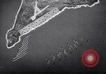 Image of US Navy bombarding Japanese fortifications on Iwo Jima Iwo Jima, 1945, second 35 stock footage video 65675027604