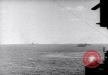 Image of US Naval guns fire overhead during amphibious assault on Iwo Jima Iwo Jima, 1945, second 6 stock footage video 65675027605