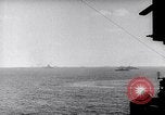 Image of US Naval guns fire overhead during amphibious assault on Iwo Jima Iwo Jima, 1945, second 7 stock footage video 65675027605