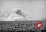 Image of US Naval guns fire overhead during amphibious assault on Iwo Jima Iwo Jima, 1945, second 23 stock footage video 65675027605
