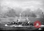 Image of US Naval guns fire overhead during amphibious assault on Iwo Jima Iwo Jima, 1945, second 40 stock footage video 65675027605
