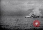 Image of US Naval guns fire overhead during amphibious assault on Iwo Jima Iwo Jima, 1945, second 43 stock footage video 65675027605