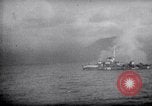 Image of US Naval guns fire overhead during amphibious assault on Iwo Jima Iwo Jima, 1945, second 44 stock footage video 65675027605