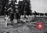 Image of Secretary of State Cordell Hull visits U.S. 4th Division Cemetery Normandy France, 1944, second 16 stock footage video 65675027617