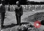 Image of Secretary of State Cordell Hull visits U.S. 4th Division Cemetery Normandy France, 1944, second 24 stock footage video 65675027617