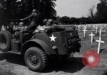 Image of Secretary of State Cordell Hull visits U.S. 4th Division Cemetery Normandy France, 1944, second 36 stock footage video 65675027617
