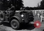 Image of Secretary of State Cordell Hull visits U.S. 4th Division Cemetery Normandy France, 1944, second 38 stock footage video 65675027617