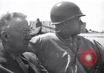 Image of Secretary of State, Cordell Hull, visits the Normandy beachhead Normandy France, 1944, second 39 stock footage video 65675027618